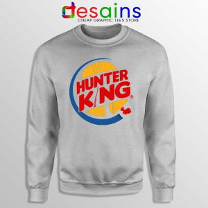 Hunter King Mandalorian Sport Grey Sweatshirt Disney Burger King Logo
