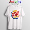 Hunter King Mandalorian Tshirt Disney Burger King Logo Tee Shirts S-3XL