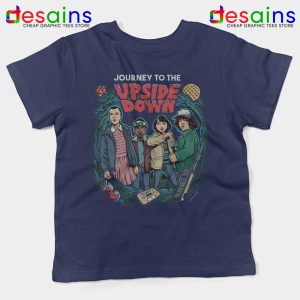 Journey To The Upside Down Kids Navy Tshirt Stranger Things Youth