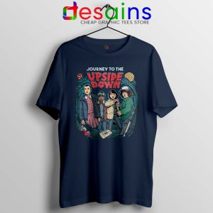 Journey To The Upside Down Navy Tshirt Stranger Things Tee Shirts
