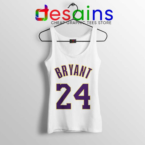 Kobe Bryant 24 LA Lakers Tank Top NBA Legend Mamba Tops S-3XL