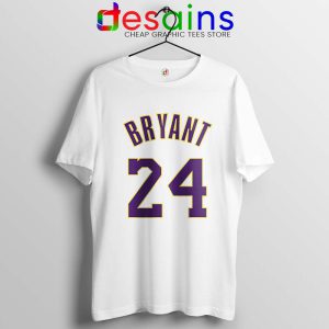 Kobe Bryant 24 LA Lakers Tshirt NBA Legend Mamba Tees S-3XL