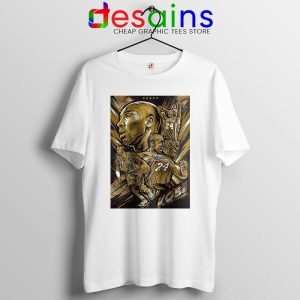 Kobe Bryant Spalding Basketball White Tshirt RIP Kobe Art Tees