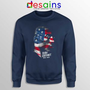 Kobe Bryant USA Flag Sweatshirt Tribute Black Mamba Sweaters