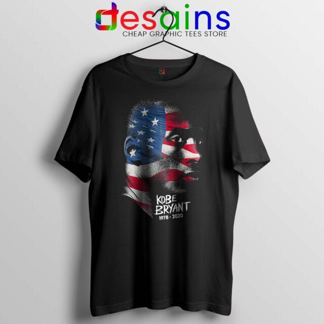 Kobe Bryant USA Flag Tshirt