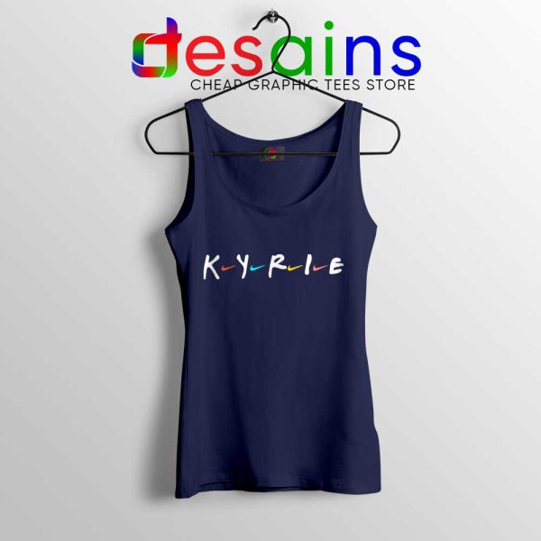 Kyrie Irving Friends Nike Navy Tank Top Brooklyn Nets Player Tops