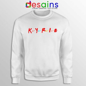 Kyrie Irving Friends Nike White Sweatshirt Brooklyn Nets Player Sweaters