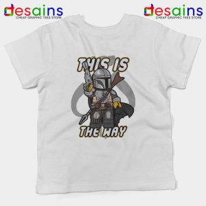 Lego Mando The Mandalorian Kids Tshirt This Is the Way Youth Tees