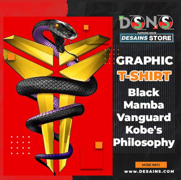 Limited Black Mamba Vanguard Graphic Tee - Kobe's Philosophy