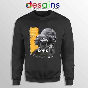 Love You Always Kobe Black Sweatshirt RIP NBA Legends Sweaters