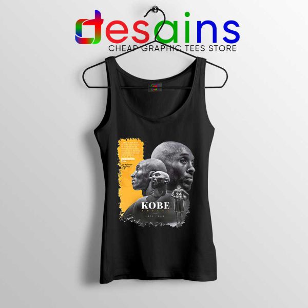 Love You Always Kobe Black Tank Top RIP NBA Legends Tops