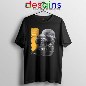 Love You Always Kobe Black Tshirt RIP NBA Legends Tees