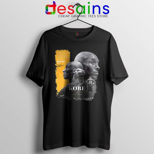 Love You Always Kobe Black Tshirt RIP NBA Legends Tees