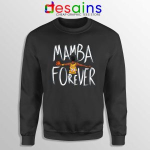 Mamba Forever Kobe Bryant Black Sweatshirt Thanks Mamba Sweaters