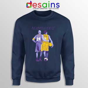 Mamba Out LA Lakers 8 24 Navy Sweatshirt Kobe Bryant RIP Sweaters
