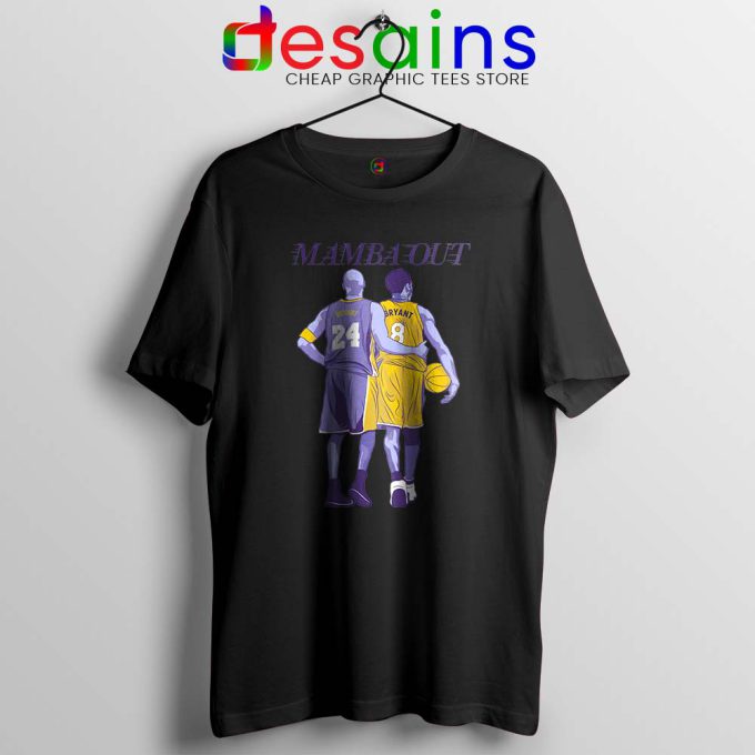 Mamba Out LA Lakers 8 24 Tshirt Kobe Bryant RIP Tee Shirts S-3XL
