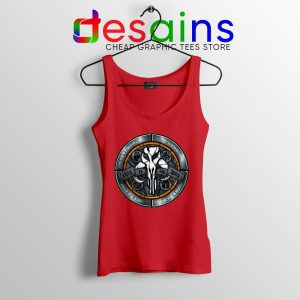 Mandalorian Code Of Honor Red Tank Top Disney TV Star Wars Tops