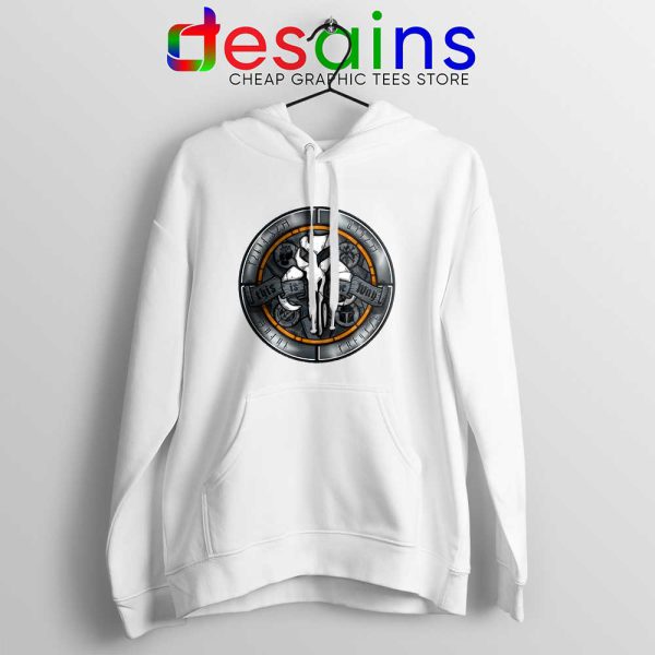 Mandalorian Code Of Honor White Hoodie Disney TV Star Wars Hoodies