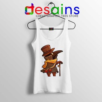 Mask Plague Doctor White Tank Top Medical Physician Tops Size S-3XL