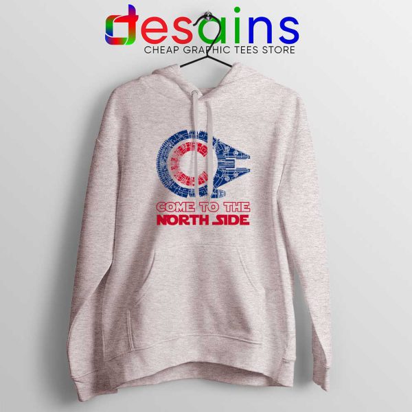 Millennium Falcon Chicago Cubs Sport Grey Hoodie Come To The North Side