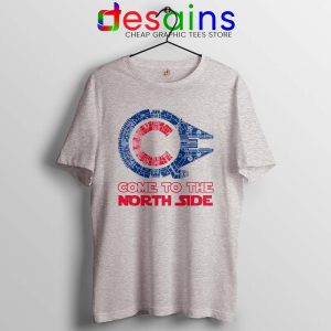 Millennium Falcon Chicago Star Wars Sport Grey Tshirt Come To The North Side