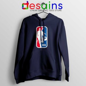 NBA Logo Mandalorian Navy Hoodie The Black BHAlir Hoodies