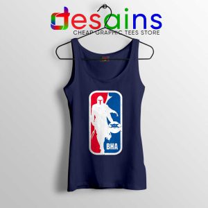 NBA Logo Mandalorian Navy Tank Top The Black BHAlir Tops