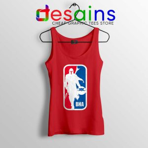 NBA Logo Mandalorian Red Tank Top The Black BHAlir Tops