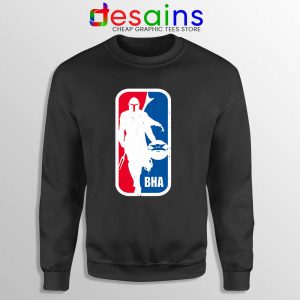 NBA Logo Mandalorian Sweatshirt The Black BHAlir Sweaters S-3XL