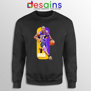 NBA Logo Tribute Kobe Black Sweatshirt NBA Kobe Bryant RIP Sweaters