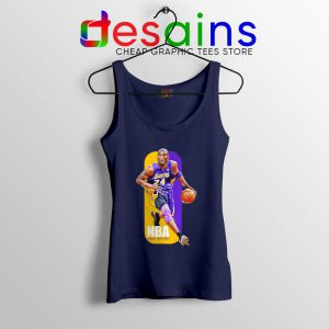 NBA Logo Tribute Kobe Navy Tank Top NBA Kobe Bryant RIP Tops