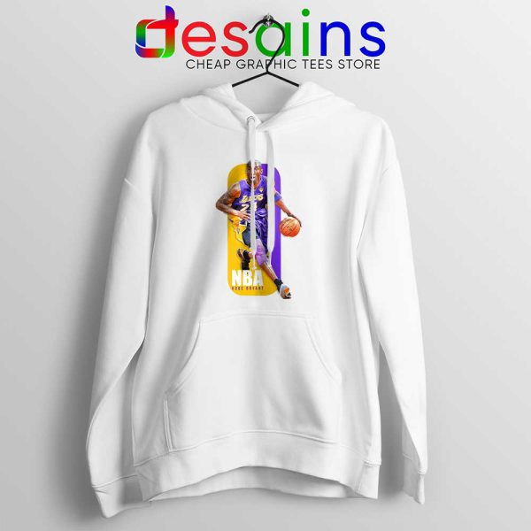 NBA Logo Tribute Kobe White Hoodie NBA Kobe Bryant RIP Hoodies