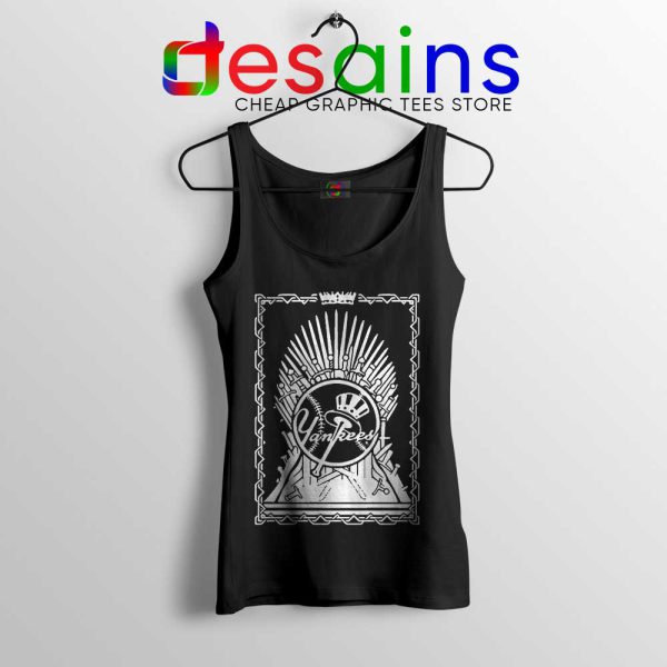 New York Yankees Thrones Tank Top MLB Game of Thrones Tops S-3XL