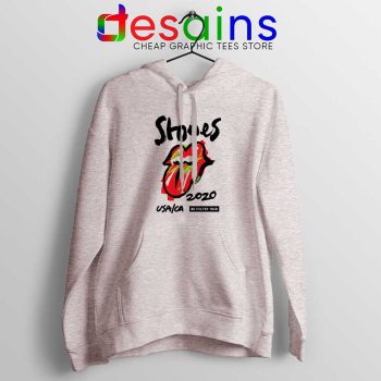 No Filter Tour 2020 USA Sport Grey Hoodie The Rolling Stones Jacket