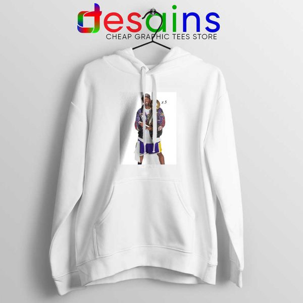 RIP Kobe Bryant Trophy Photo White Hoodie RIP Mamba Lakers Hoodies