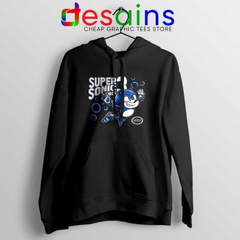 Sonic in Super Mario Bros 3 Black Hoodie Super Hedgehog Hoodies