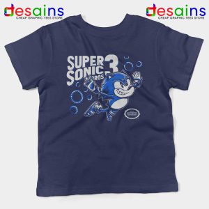 Sonic in Super Mario Bros 3 Kids Tshirt Super Hedgehog Youth Tees S-XL