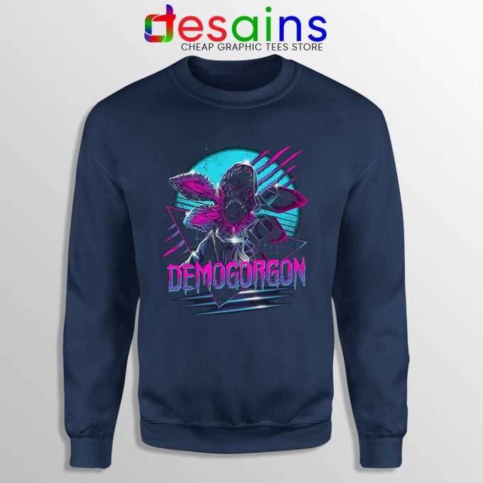 Stranger Things Rad Demon Navy Sweatshirt Demogorgon Sweaters