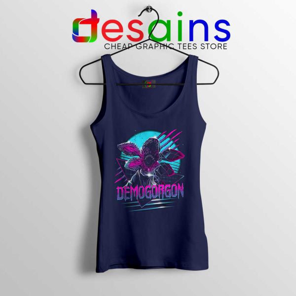 Stranger Things Rad Demon Navy Tank Top Demogorgon Tops