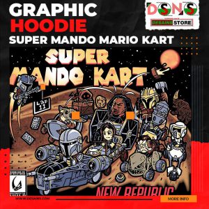 Super Mando Kart Graphic Hoodie - The Mandalorian