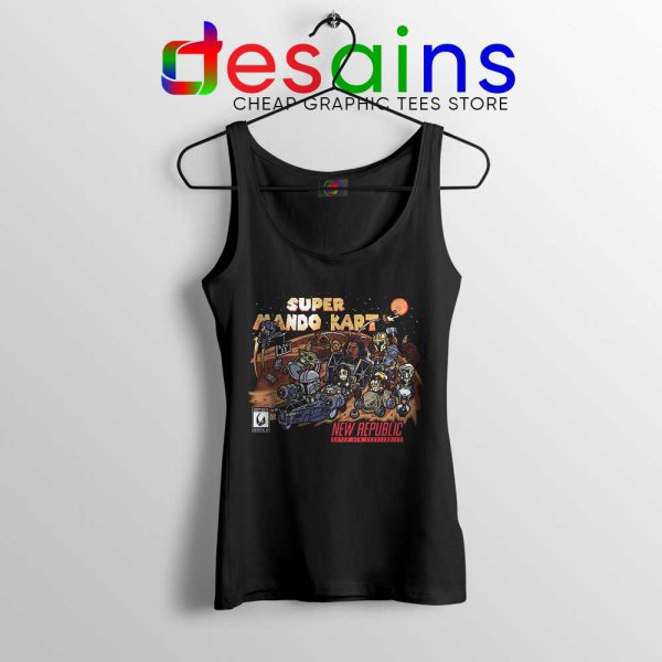 Super Mando New Republic Tank Top The Mandalorian Kart Tops S-3XL