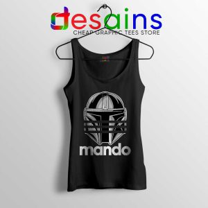 Three Stripes Mando Tank Top The Mandalorian Star Wars Tops S-3XL