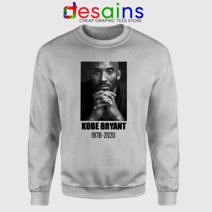 Tribute to Kobe Bryant Sport Grey Sweatshirt RIP La Lakers Legend Sweaters