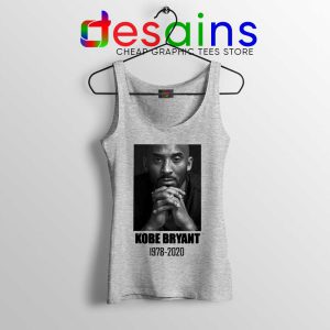 Tribute to Kobe Bryant Sport Grey Tank Top RIP La Lakers Legend Tops