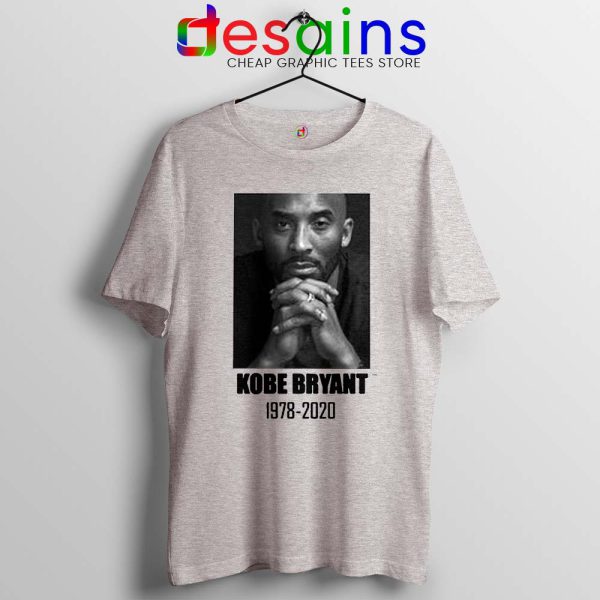 Tribute to Kobe Bryant Sport Grey Tshirt RIP La Lakers Legend Tees