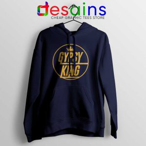 Tyson Fury Gypsy King Navy Hoodie Boxer WBC Hoodies Size S-2XL