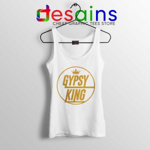 Tyson Fury Gypsy King White Tank Top Boxer WBC Tops Size S-3XL