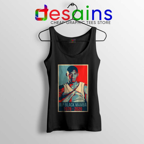 Vintage Rip Black Mamba Tank Top NBA Legend Kobe Tops S-3XL