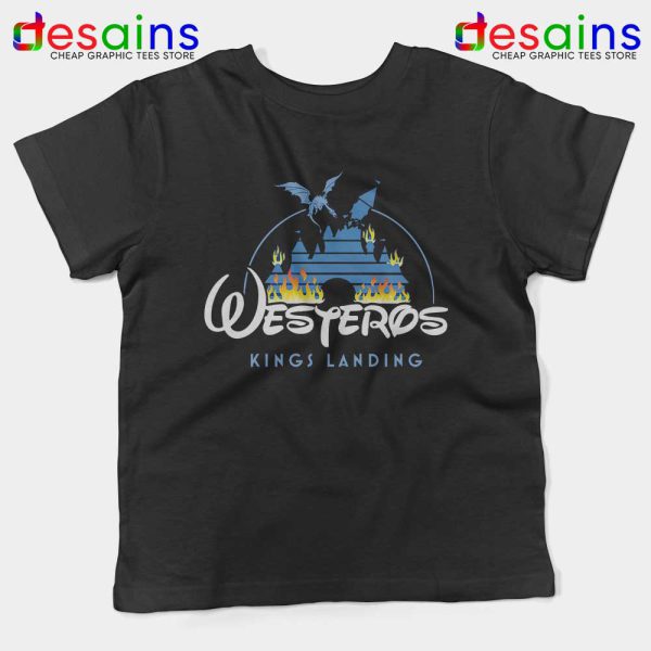 Westeros Kings Landing Disney Kids Tshirt Game of Thrones Youth Tees