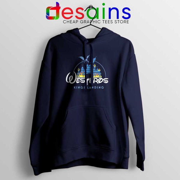 Westeros Kings Landing Disney Navy Hoodie Game of Thrones Hoodies